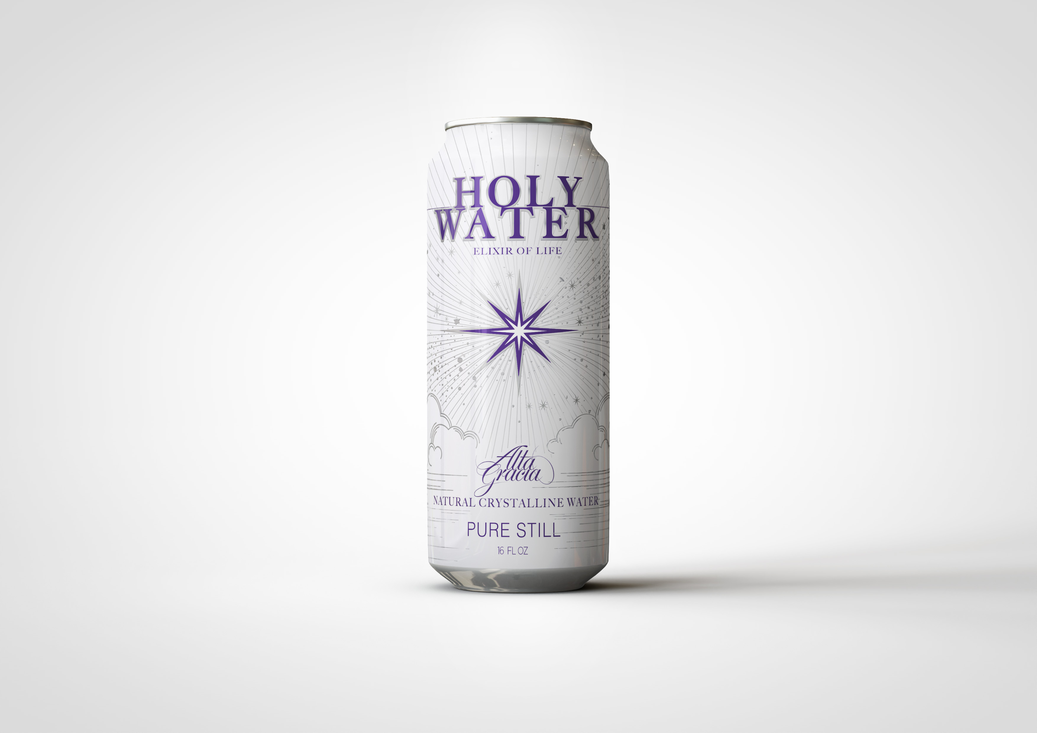 Can of Holy Water by Alta Gracia Pure Still Water
